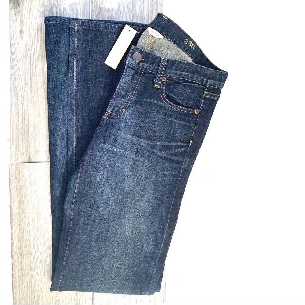 NWT J Crew Bootleg Jean 28r